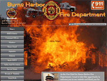 Tablet Screenshot of burnsharborfiredept.org